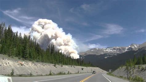 Wildfire Banff National Park - YouTube