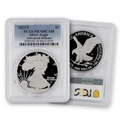 2023 S Proof Silver Eagle PCGS PR70 DCAM Advanced Release | eBay