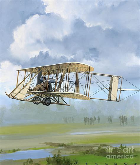 Wright Model B Flyer Painting by Jack Fellows - Fine Art America