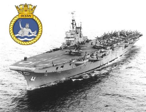 HMS Ocean (R68) was a Colossus-class light fleet aircraft carrier of ...