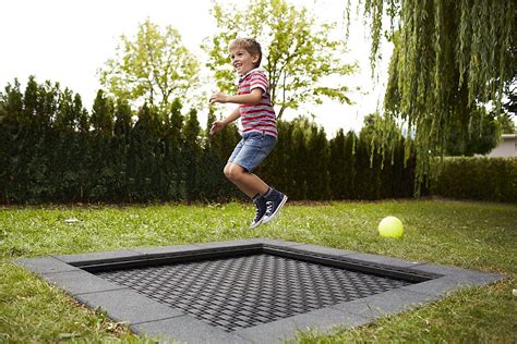 Floor trampoline Kids Tramp playground 150x150 cm