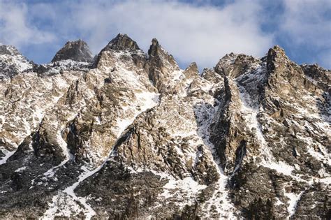 Mountain ridge stock photo. Image of snow, brown, mountains - 25158226