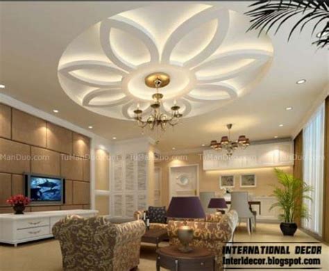 10 unique False ceiling modern designs interior living room