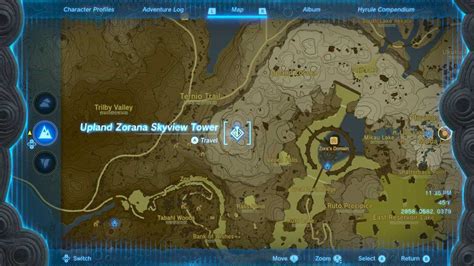 How To Unlock Upland Zorana Skyview Tower In Zelda: Tears Of The Kingdom