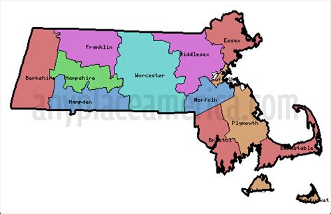 Free Massachusetts Maps