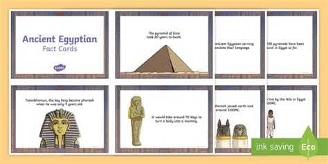 Ancient Egyptians Display KS2 Fact Cards (teacher made)