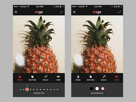 Background removal app by Ruth Tsang on Dribbble