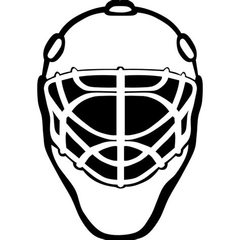 G Goalie mask simple 2 | Free SVG