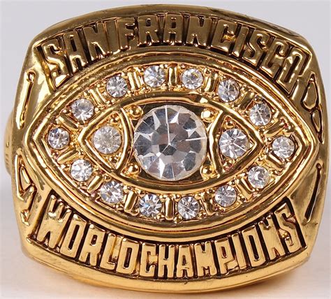 Joe Montana San Francisco 49ers High Quality Replica 1981 Super Bowl ...