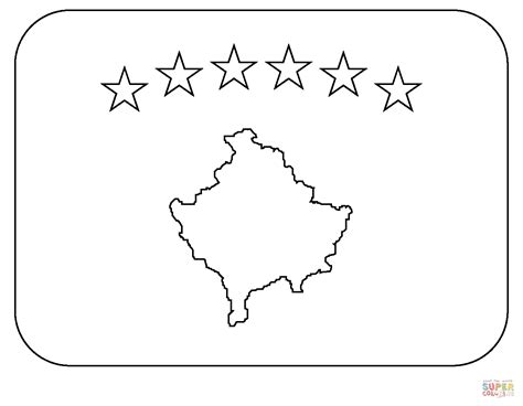 Kosovo Flag Coloring Pages Dennis Henninger S Colorin - vrogue.co