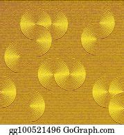 2 Gold Background Striped Loopy Ribbon Clip Art | Royalty Free - GoGraph
