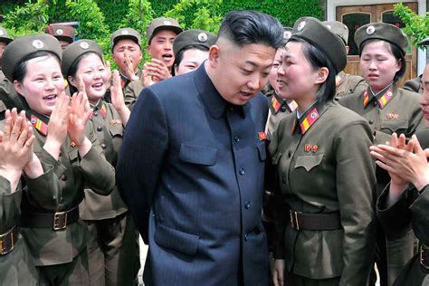 Photos of North Korea Leader Kim Jong-un Surrounded by Adoring Women ...