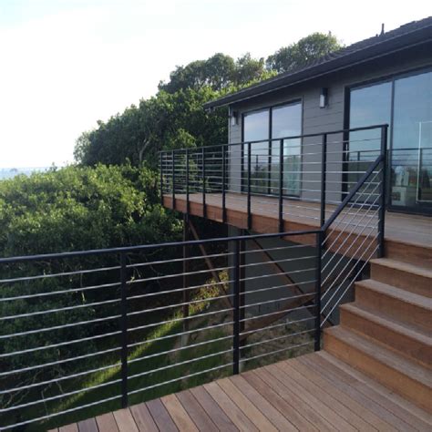 Black Deck Cable Railing Outdoor