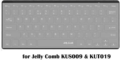 Jelly Comb Silicone Keyboard Cover for KUS015, KUT019 – Jelly Comb UK