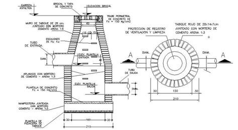 Manhole Drawings In Autocad