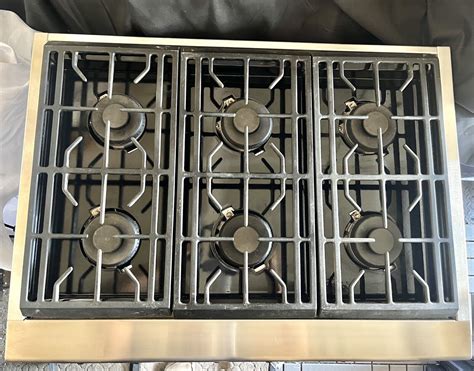 GE MONOGRAM ZGU36N6D1SS 36" PROFESSIONAL GAS RANGETOP COOKTOP FREE SHIPPING! | eBay