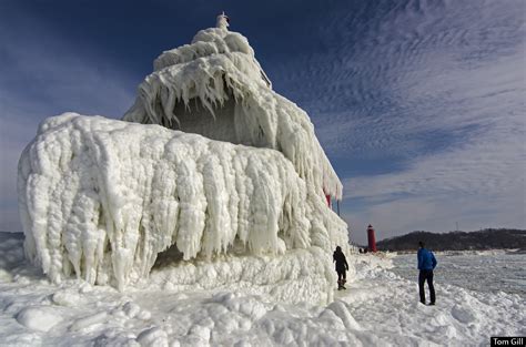 Frozen Sentinels of Southern Lake Michigan | HuffPost