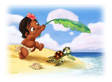 baby moana and turtle clipart 10 free Cliparts | Download images on Clipground 2024