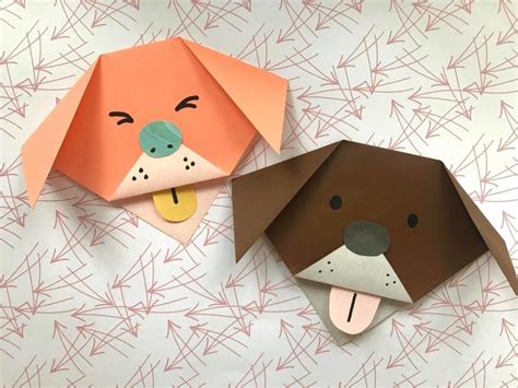 Easy origami dog – Artofit