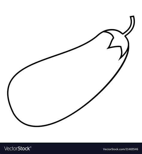 Eggplant Outline