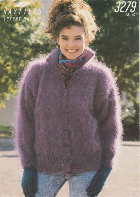 Mohair Ladies Cardigan Knitting Pattern - Etsy UK | Fuzzy mohair sweater, Ladies cardigan ...