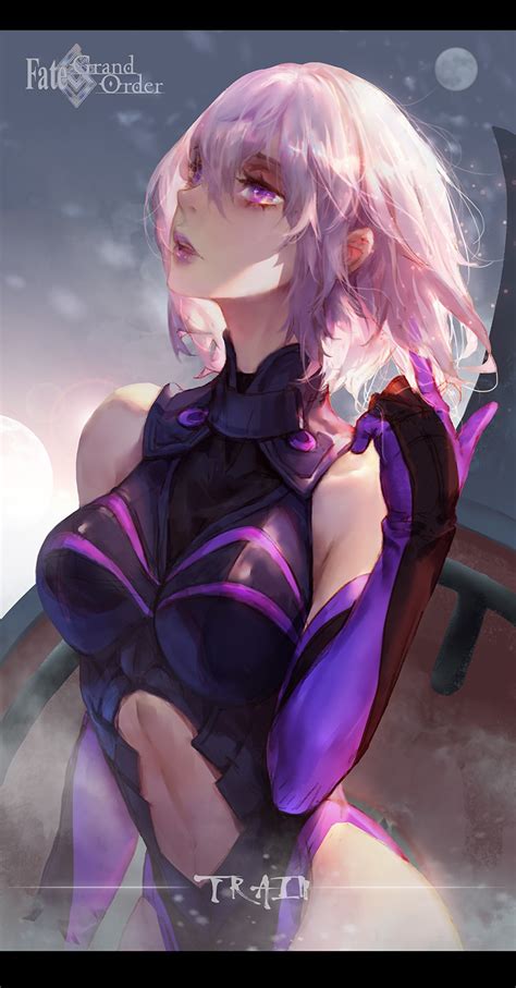 artwork, Fate Series, FGO, Shielder (Fate/Grand Order), portrait ...