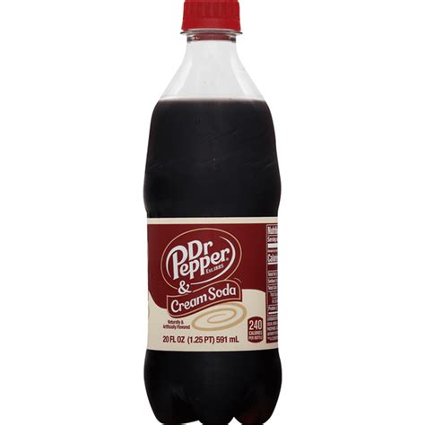 Dr Pepper Cream Soda (20 oz) - Instacart