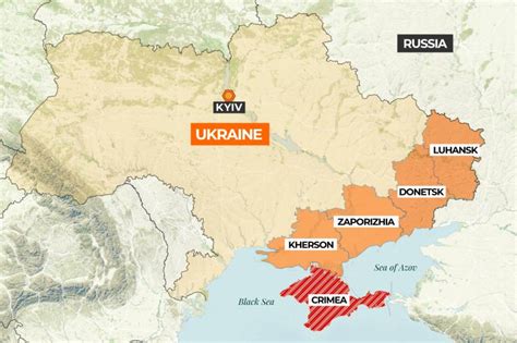 Mapping the occupied Ukraine regions Russia is formally annexing ...