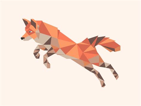 Geometric Fox by Josh Toan on Dribbble