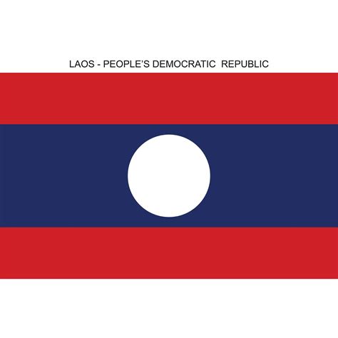 Laos Flag - Awal Plastics Shop Catalogue