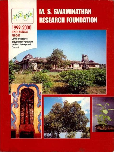 Sub Programme Area 102 - M. S. Swaminathan Research Foundation