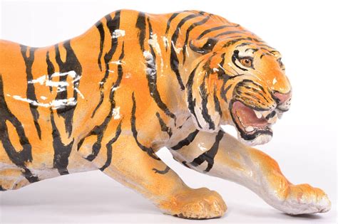 Vintage Tiger Sculpture at 1stDibs