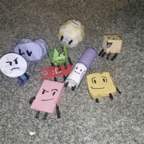 BFDI Papercrafts (Templates by VIQ on YouTube) : r/BattleForDreamIsland