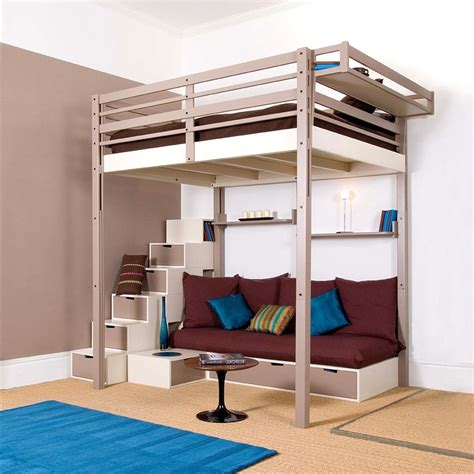 Full-Size Loft Beds With Stairs - Foter