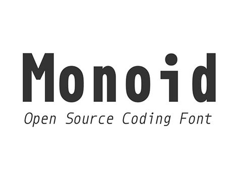 Monoid free font - Freebiesbug