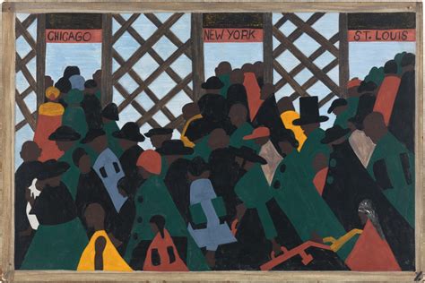 MoMA | One Way Ticket: Jacob Lawrence's Migration Series