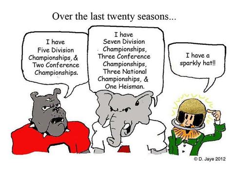 SEC Football Cartoons by Davis Jaye at Coroflot.com