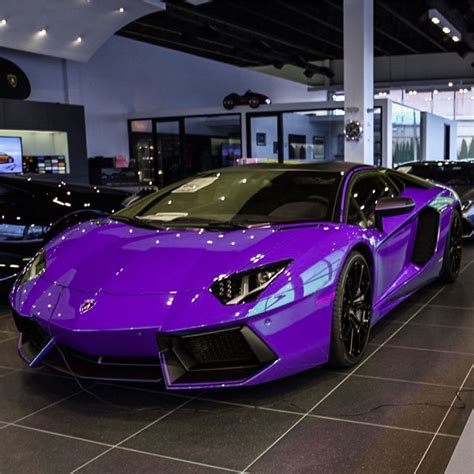 Lamborghini Aventador Roadster painted in Royal Purple Photo taken by: @keystothejungle on ...