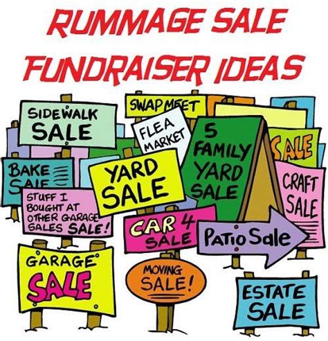 Rummage Sale Fundraiser Ideas - Tips on doing a fundraising rummage ...