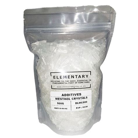 Menthol Crystals – Elementary & Co Apothecary