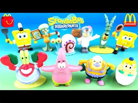 2021 McDONALD'S SPONGEBOB HAPPY MEAL TOYS SPONGE ON THE RUN MOVIE COMPLETE SET 10 WORLD ...