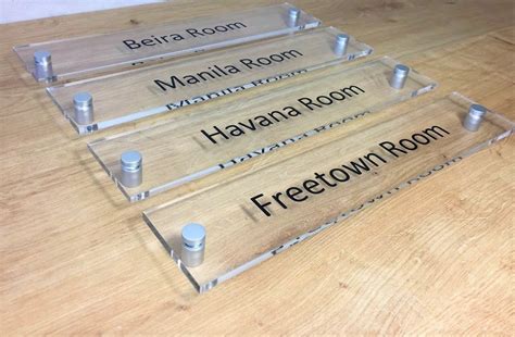 Perspex Office Door Signs - BuySigns