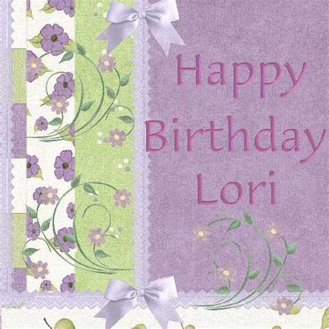 Happy Birthday Lori!