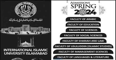 International Islamic University Islamabad Admissions Spring 2024 Apply ...