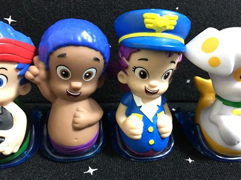 Bubble Guppies Roll N Go Lot of 5 Toy Figures Gil, Oona, Goby, Puppy Nickelodeon | #1879023753