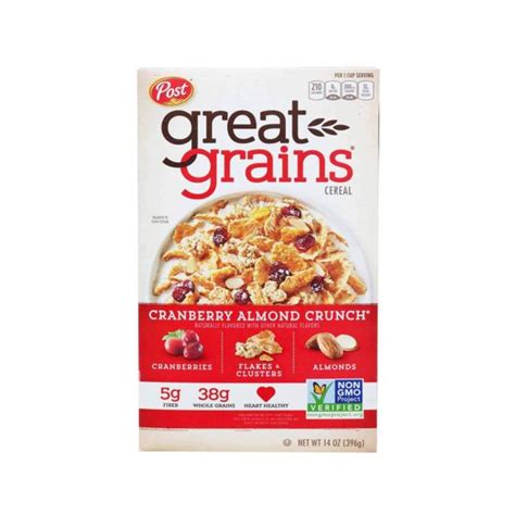 Post Great Grains Cereal Cranberry Almond Crunch 396gm – Shopifull