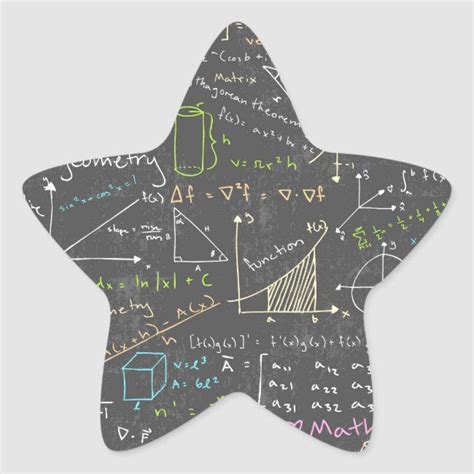 Math Lessons Star Sticker | Zazzle | Math lessons, Math, Star stickers