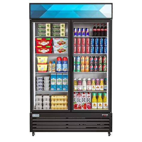 Koolmore 45 in. W 38 cu. ft. Commercial Upright Display Refrigerator ...