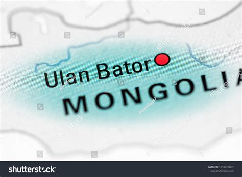 Ulan Bator Mongolia On Map Stock Photo 1053928805 | Shutterstock