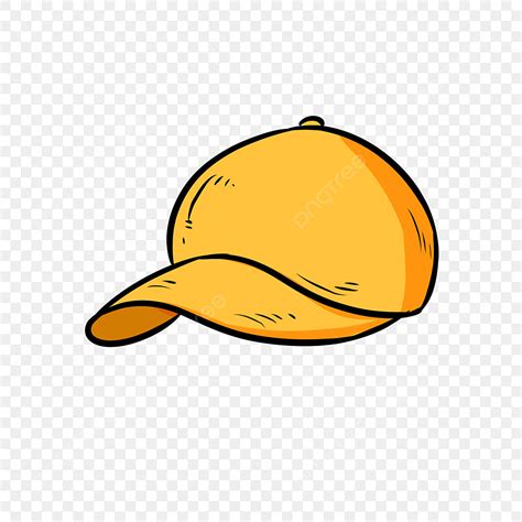 Cartoon Yellow Cap Illustration, Cartoon, Cartoon Illustration, Illustration PNG Transparent ...